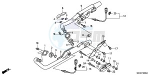 VT750CA9 Australia - (U / MME ST) drawing EXHAUST MUFFLER