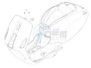 PRIMAVERA 50 4T-3V NOABS E4 (EMEA) drawing Frame/bodywork