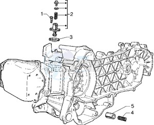 Hexagon 180 GTX drawing Chain Tightener - By pass Valve