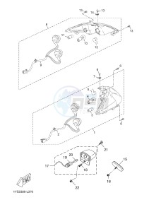 YP125R X-MAX125 X-MAX125 (2ABG 2ABG) drawing TAILLIGHT