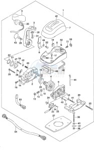 DF 300B drawing Top Mount Single