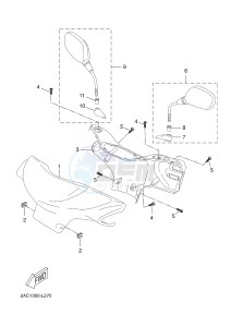 YN50FM NEO'S 4 (2CG4 2CG4) drawing COWLING 1