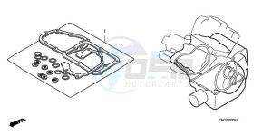 XL700VA9 UK - (E / ABS MKH) drawing GASKET KIT B