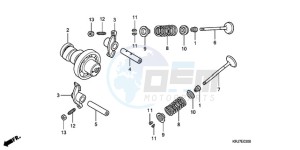 FES1259 France - (F / CMF 2F) drawing CAMSHAFT/VALVE