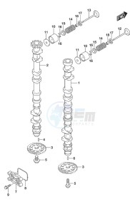 DF 150 drawing Camshaft