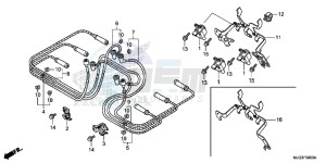 GL1800BF F6B Bagger - GL1800BF UK - (E) drawing IGNITION COIL