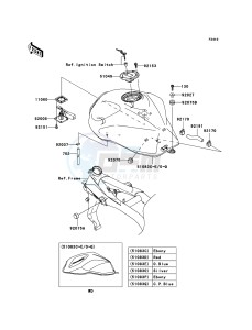 Z750 ZR750-J2H FR GB XX (EU ME A(FRICA) drawing Fuel Tank