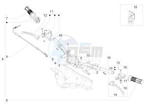 125 4T 3V ie Primavera (APAC) drawing Handlebars - Master cil.