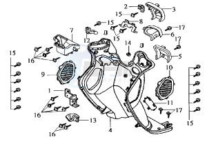 JOYRIDE - 150 cc drawing COUNTER SHIELD