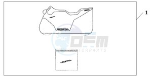 CBR600RR9 UK - (E / MK) drawing INDOOR CYCLE COVER