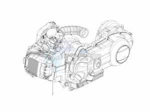 Typhoon 125 4T 2V E3 (NAFTA) drawing Engine, assembly