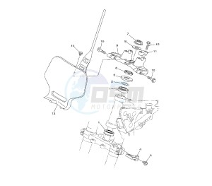 YZ 85 drawing STEERING