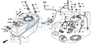 ST1300A drawing FUEL PUMP