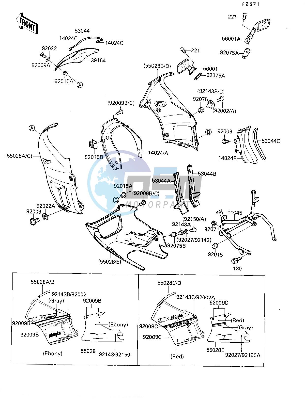 COWLING  -- ZX600-C1- -