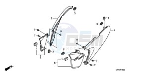 XL700V9 ED drawing SIDE COVER