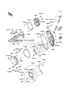 NINJA_ZX-10R ZX1000JBF FR GB XX (EU ME A(FRICA) drawing Engine Cover(s)