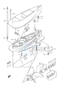 DF 250 drawing Gear Case