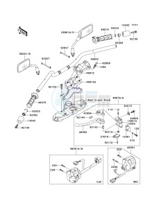 KLE 650 A [VERSYS EUROPEAN] (A7F-A8F) A7F drawing HANDLEBAR