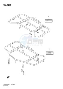 LT-A750X (P17) drawing CARRIER (LT-A750XL0 P17)