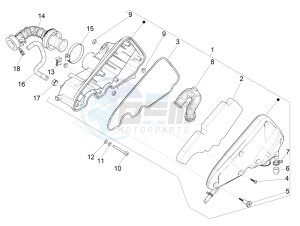 PRIMAVERA 50 4T-3V NOABS E4 (EMEA) drawing Air filter