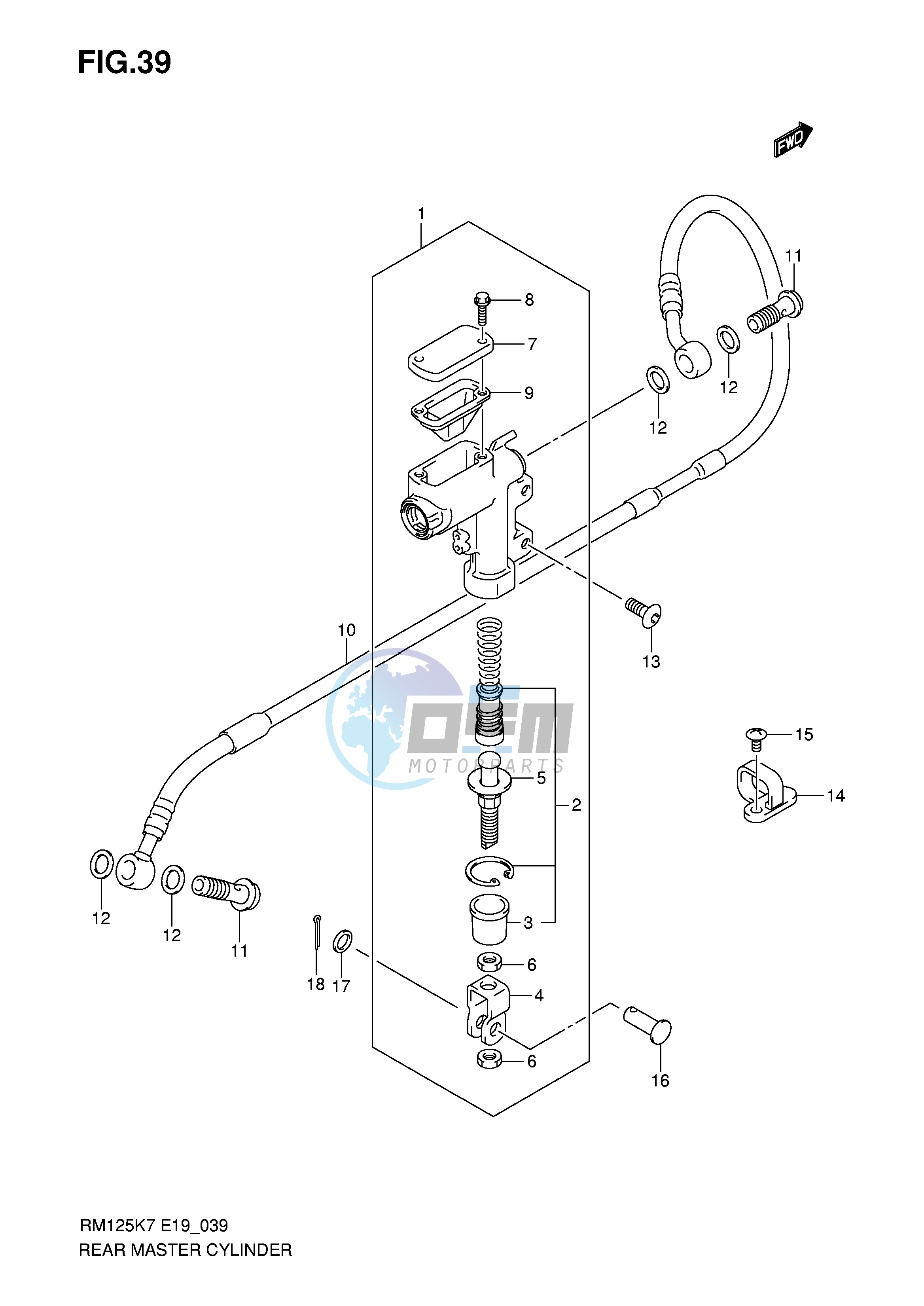 REAR MASTER CYLINDER