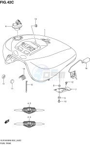 VLR1800 (E2) drawing FUEL TANK (VLR1800TL0)