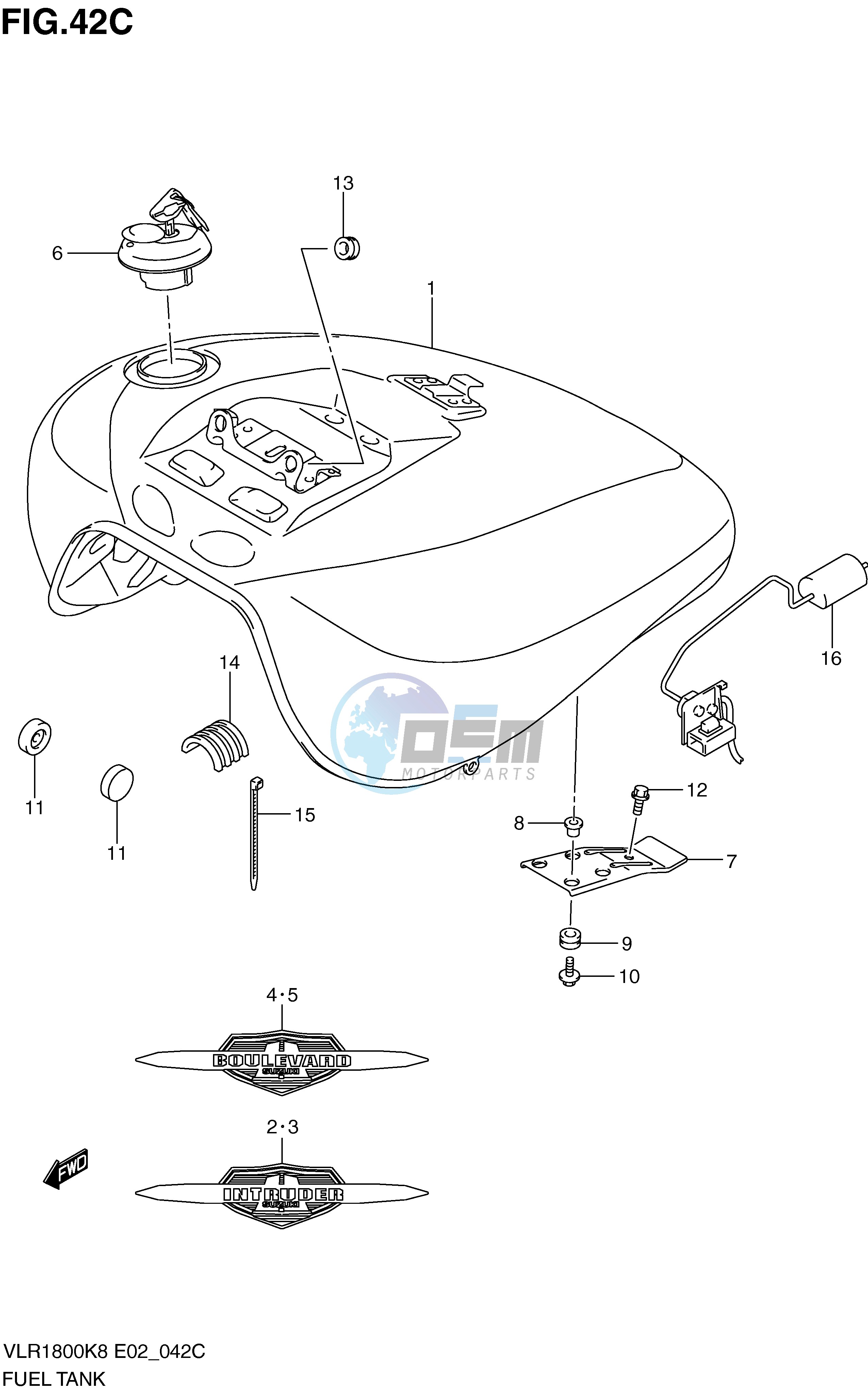 FUEL TANK (VLR1800TL0)