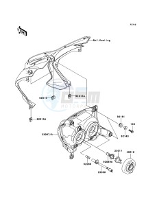 Z750S ZR750K6F FR GB XX (EU ME A(FRICA) drawing Headlight(s)