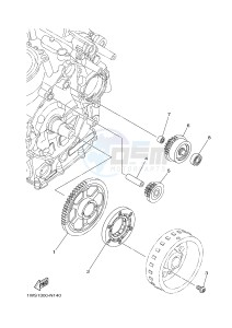 MT07A MT-07 ABS 700 (1XB3) drawing STARTER