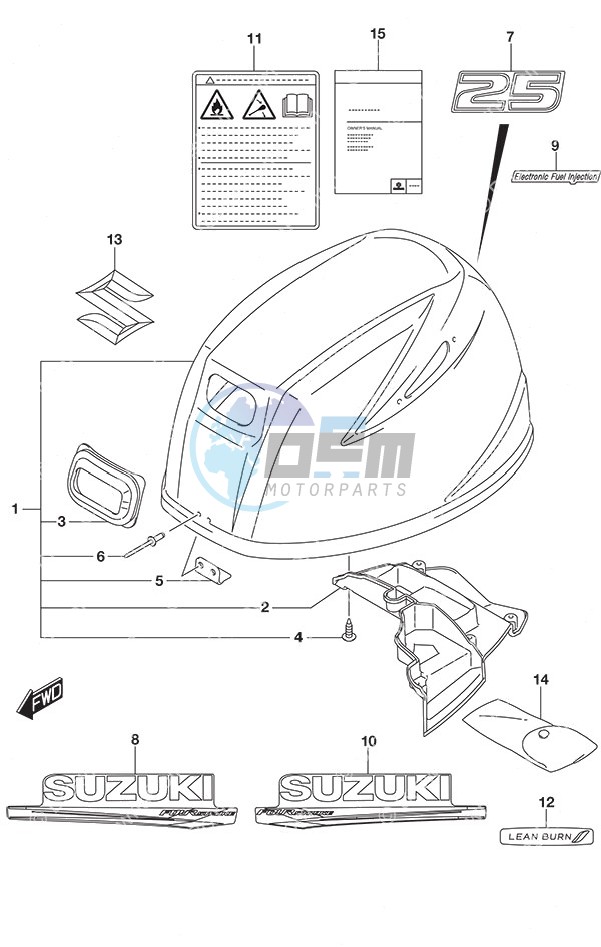 Engine Cover Non-Remote Control