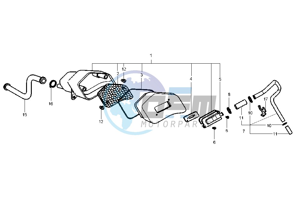 Secondary air cleaner