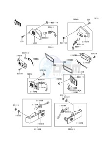 ZG 1200 B [VOYAGER XII] (B10-B14) [VOYAGER XII] drawing TURN SIGNALS