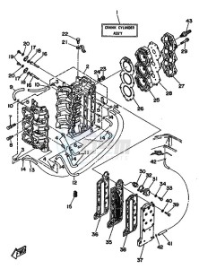 70B drawing CYLINDER--CRANKCASE