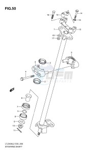 LT-Z400 (E33) drawing STEERING SHAFT