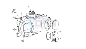 BOULEVARD - 125 CC 150 EU3 drawing CLUTCH COVER