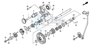 GL1800A drawing REVERSE GEAR