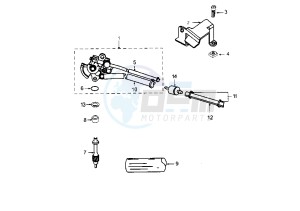 X RACE - 50 cc drawing OIL PUMP FLUX VARIABLE