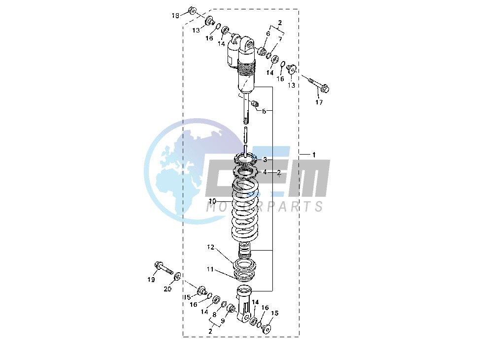 REAR SUSPENSION MY00