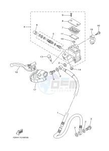 YZ85LW (1SPK) drawing FRONT MASTER CYLINDER