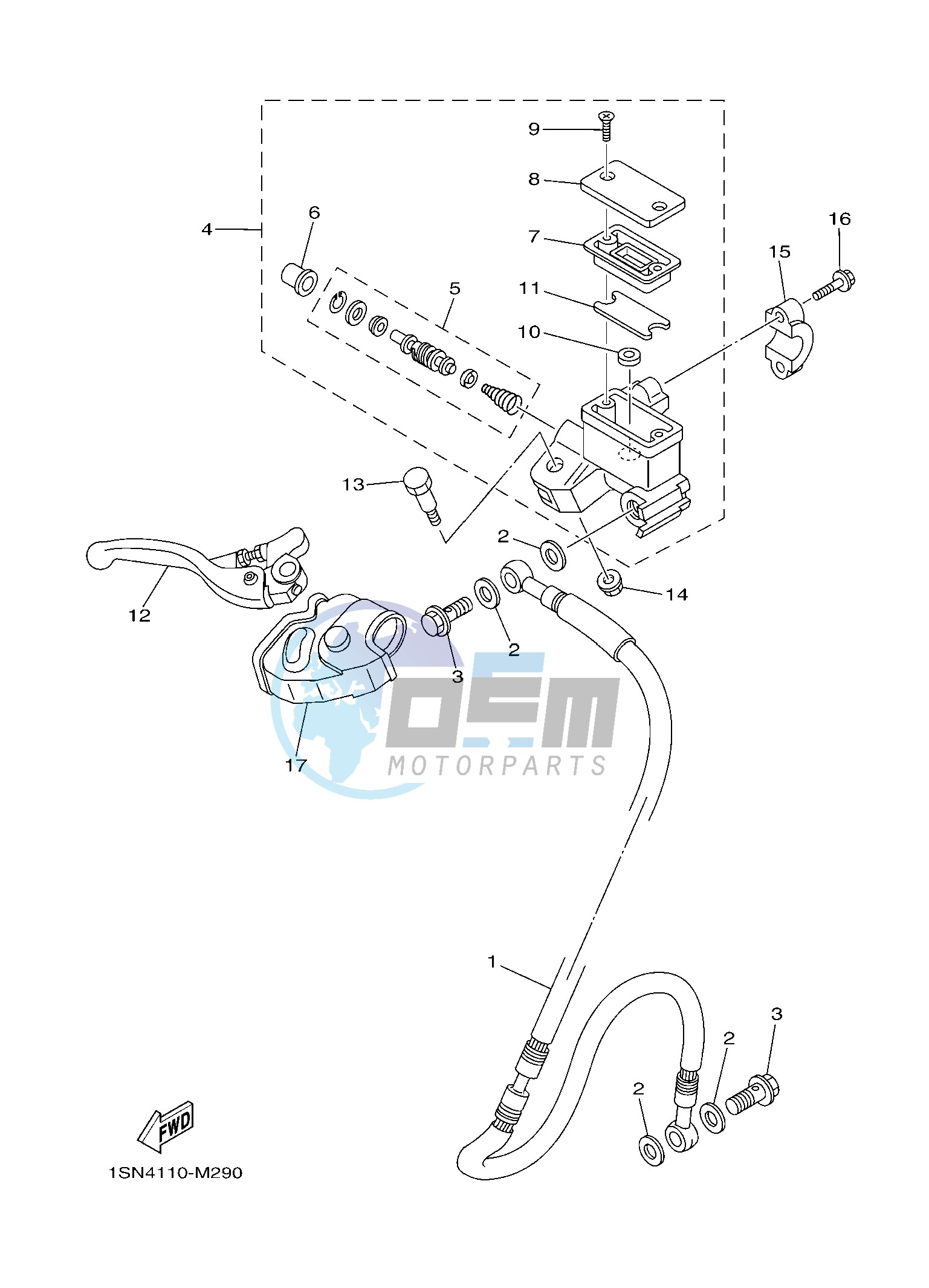 FRONT MASTER CYLINDER