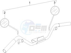 LX 125 4T E3 UK drawing Mirror