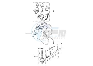 YQ AEROX 50 drawing FUEL TANK