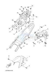 YZF-R125 R125 (5D7K 5D7K 5D7K 5D7K) drawing FENDER