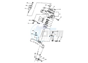 XT Z TENERE 660 drawing STEERING