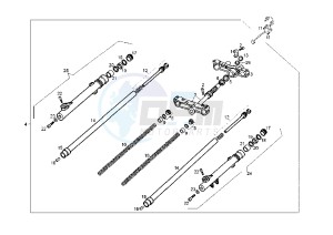 SENDA SM DRD RACING LTD - 50 cc drawing FRONT FORK