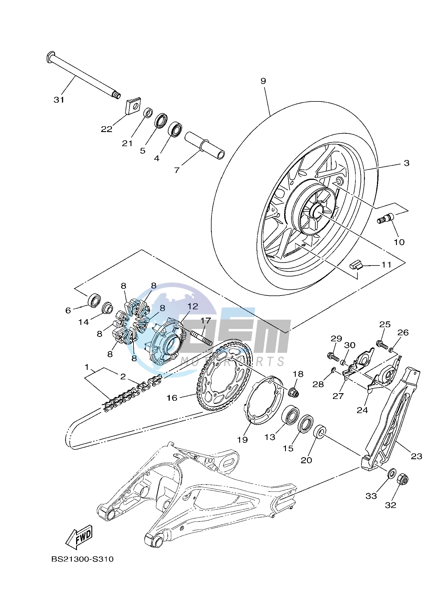 REAR WHEEL