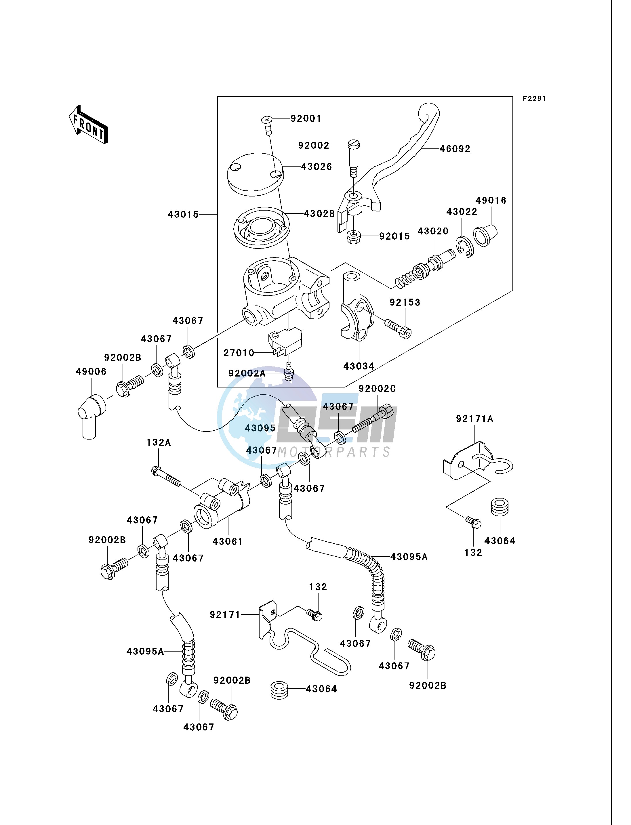 FRONT MASTER CYLINDER