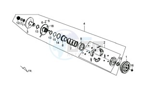 MIO 50 SPORT 45KMH drawing CLUTCH