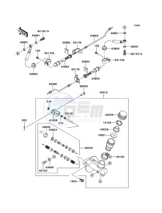 MULE_4010_TRANS_4X4_DIESEL KAF950GDF EU drawing Master Cylinder