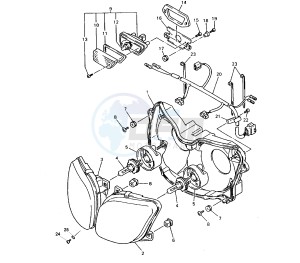 YZF SP 750 drawing HEADLIGHT